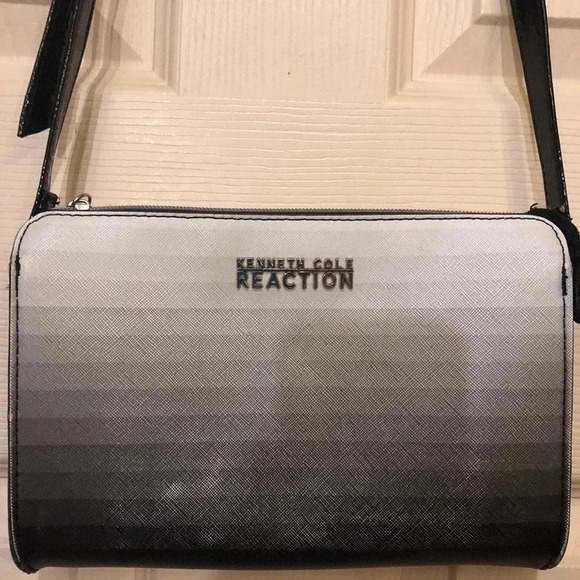 Kenneth Cole Reaction Faux Leather Mini Crossbody Purse Color Shaded - Picture 9 of 10